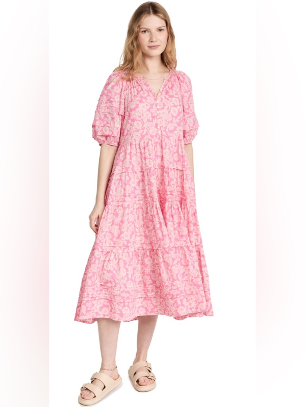 The GREAT. The Pleated Ravine Dress Size 2/ Medium